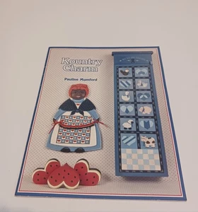 Vintage 1986 Kountry Charm Craft Magazine Pauline Mumford Patterns Instructions - Bild 1 von 7