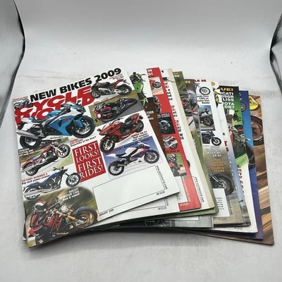 Cycle World Motorcycle Magazine 2009 Lot of 12 Issues Complete Year Ducati Honda - Image 1 of 4