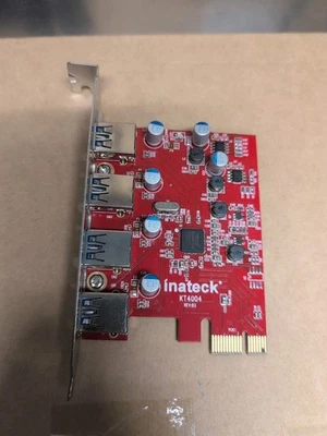 - Inateck KT-4004 USB 3.0 PCI-E 4-Port  Expansion Card (for apple Mac pro) - Image 1 of 3