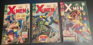 Guarda!... Lotto di *3* primi *CHIAVE* X-MEN! #33,36,38 (FN+/FN++) *Luminoso e colorato!* - Foto 1 di 23