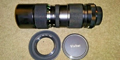 Vivitar 85-205mm 1:3.8 Auto Zoom Lens w Cover - Image 1 of 4