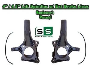 4" / 4.5" Lift Spindle Kit DOT Approved Brakelines FOR 09 - 20 Ford F-150 2WD - Picture 1 of 1