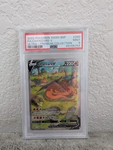 Pokémon Charizard V SWSH260 Ultra-Premium Collection Promo PSA 9 Mint Full Art - Bild 1 von 2