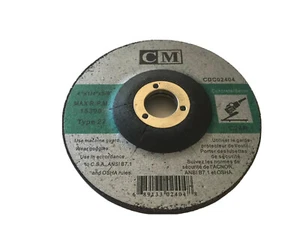 ¡Paquete de 10! Rueda de molienda 4"" X 1/4""-5/8"" tipo 27 para corte y rectificado - Imagen 1 de 3