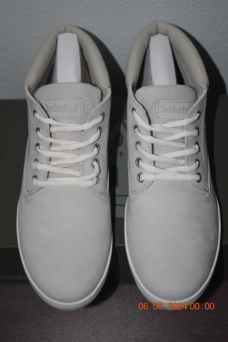 NUOVO Timberland Dause in pelle Chukka bianco donna taglia 11