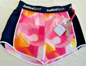 NWT Justice Sport Girls Classic Running Shorts Pink Size M(10) or L(12/14) - Picture 1 of 3