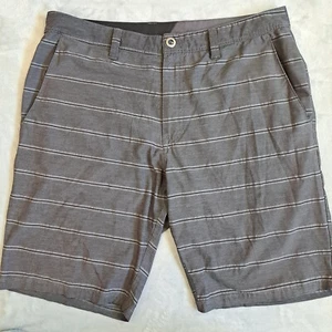 Volcom Stretch Surf & Turf Shorts Men’s 36 Gray Casual Hybrid Golf Surf Skate - Picture 1 of 11