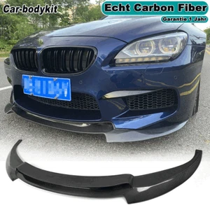 Carbon Frontspoiler Spoilerlippe Ansatz Lippe Schwert für BMW 6er F06 F12 F13 M6 - Picture 1 of 11