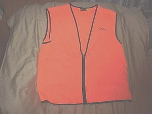 Mens Large Orange Hunting Vest Safety Vest Deer Hunting Vest Game Hunting Vest - Picture 1 of 4