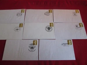 SPECIAL HANDSTAMPED POSTMARK COMMEMORATIVE ENVELOPE - 8X BEES / BEE KEEPING - Imagen 1 de 9