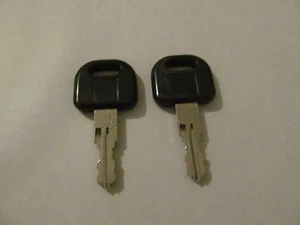 2 Keys CW434 FIC Entry Door Lock Handle Knob Deadbolt RV Motorhome Trailer Key - Picture 1 of 1
