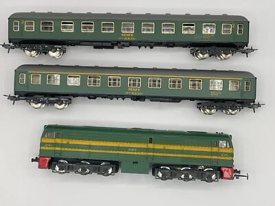 Ibertren HO Renfe #2161 Locomotive & 2 Coaches Tested Running - Image 1 of 4