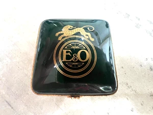 Limoges Frankreich dunkelgrün Eastern & Oriental Express Zug Schmuckset Box - Bild 1 von 7