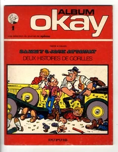 ALBUM OKAY N°1 SAMMY DEUX HISTOIRES DE GORILLES BERCK CAUVIN DUPUIS TTBE - Foto 1 di 3