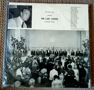 Rare, New & Sealed, GARY COOPER FRIARS CLUB, 1961 Testimonial Dinner 3 x LP SET - Picture 1 of 5