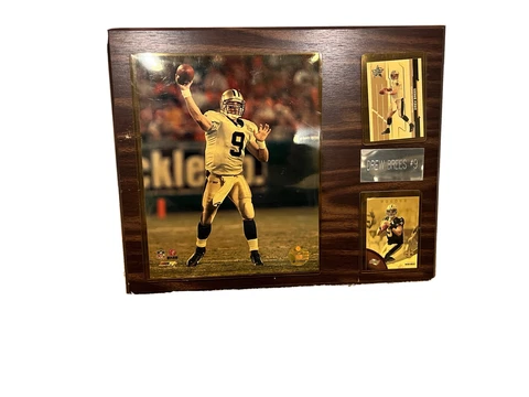 Drew Brees Commemorative Plaque Cover