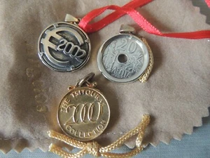 Greek silver 925 coins & bronze Happy New Years 2000-02-03 - Picture 1 of 10