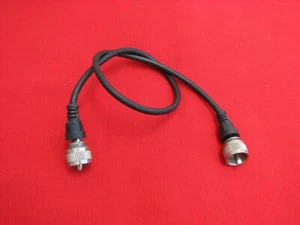 Cordon coaxial de 40 cm avec ses 2 prises PL-PL - Photo 1/4