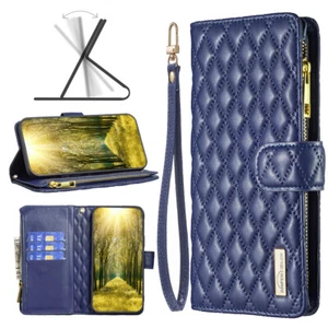 For Nokia G21 G11 G310 G22 G41 Leather Zipper Purse Wallet Phone Case Flip Cover - Picture 1 of 10