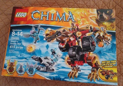 Набор Lego Legends Of Chima 70225 Bladvic's Rumble Bear, новый, запечатанный - Изображение 1 из 2