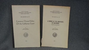 2 Department of Fish and Game Bulletins on Fishes of California. Trade Paperback - Picture 1 of 7