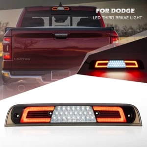 Smoked LED High Mount Third Brake Light Cargo Lamp For 2019-2024 Dodge Ram 1500 - Picture 1 of 12