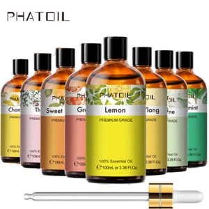 NEUE 100ml Beste Ätherische Öle Reine Natur Aromatherapie Diffusor Öle Duft Öl - Bild 1 von 47