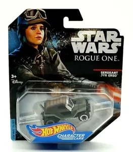 Disney Hot Wheels Star Wars Character Cars Rogue One Sergeant Jyn Erso New - Picture 1 of 2