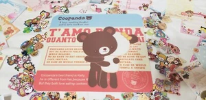 ¡Hojas de notas y pegatinas para mouse estilo Kawaii Coopanda chocolate panda! - Imagen 1 de 3