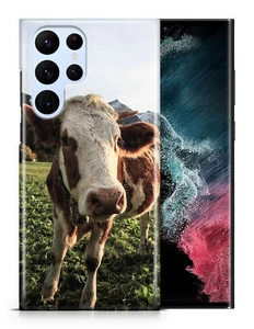 CASE COVER FOR SAMSUNG GALAXY|COW BULL FARM ANIMAL CATTLE #18 - Picture 1 of 25