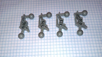 4 Light Gray Lego 32173 Star Wars Mindstorms Bionicle  4 pc leg arm Technic ball - Image 1 of 4