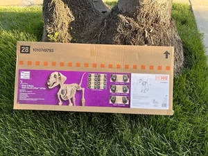 7 FOOT Skeleton Dog Skelly's Home Accent Halloween 2024 GREAT DEAL 2/04* - Picture 1 of 5