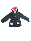 New Hello Kitty Puffer Jacket Girls Size 5 6 Fleece Lined