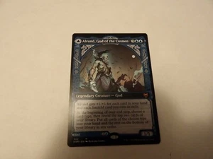 Alrund, Dios del Cosmos/Hakka, Cuervo Wispering ESCAPARATE KALDHEIM MTG CASI NUEVO - Imagen 1 de 2