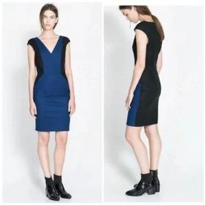 Zara colorblock dress size M new without tags - Picture 1 of 8