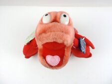 Vintage Sebastian Crab Little Mermaid Beanbag Plush Brand New Applause