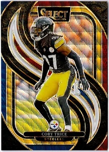 2024 Panini Select #140 Cory Trice (060/249) Tri-Color Prizm Premier Level (PIT) - Picture 1 of 2