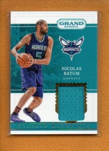 Nicolas Batum 2016-17 Panini Grand Reserve BK Materials 05/35 1/1 - Picture 1 of 2
