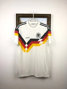 Vintage 90's Adidas Germany Football Shirt Train Soccer Jersey Mens Trikot Sz M - Picture 1 of 11