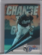 2000 FLEER GAMERS #CG2 CAL RIPKEN JR. CHANGE THE GAME REFRACTOR ORIOLES