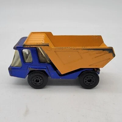 Vintage 1975 Matchbox Lesney Superfast Atlas Dump Truck #23 Blue - Image 1 of 4
