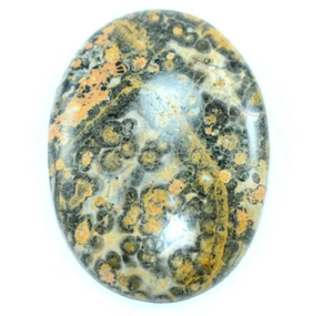 145 Carat Natural Leopard Skin Jasper Oval Shape Loose Stone Cabochon 60*42 MM - Picture 1 of 3