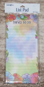 LEANIN TREE Laurel Burch Art~"Things To Do"~Magnetic List Note Pad~#61824 - Picture 1 of 2