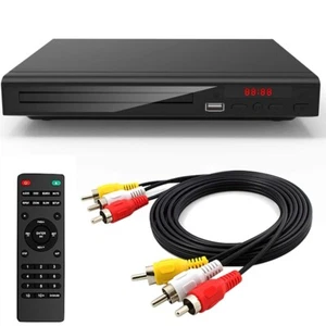 Multi Region DVD Player Compact EVD CD VCD Music Disc Upscaling AV USB Remote - Picture 1 of 11