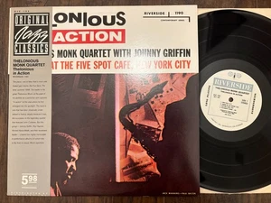 THELONIOUS MONK - Monk In Action LP - Riverside RLP-1190 OJC-103 w/ OBI VG+/EX - Picture 1 of 2