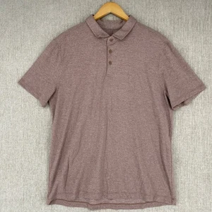 Polo Lululemon Evolution manica corta golf tutti i giorni casual maglia elasticizzata XL - Foto 1 di 9