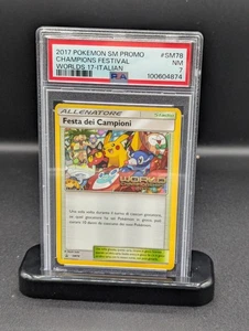 Pokemon worlds champions festival 2017 psa 7 ita promo pikachu SM78 sole e luna - Foto 1 di 1