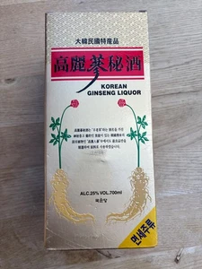 Korean Ginseng Liquor 高麗蔘秘酒 700ml | 25% Vol | Original Verpackt - Bild 1 von 2