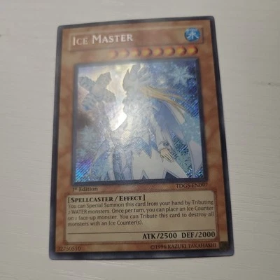 Ice Master TDGS-EN097 1st ed Secret Rare Yugioh NM - Image 1 of 4
