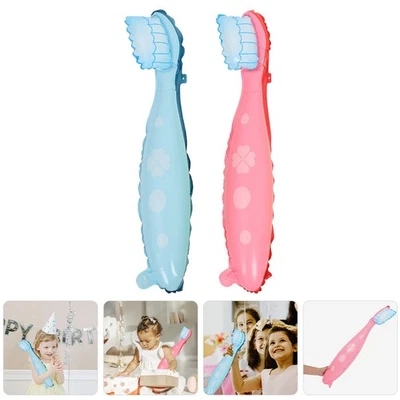  2 Pcs Reach Firm Toothbrushes for Adults Kindergarten Balloons Baby Children's - Image 1 of 4